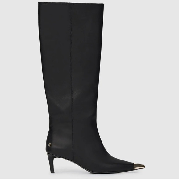 Anine Bing Shoes - Anine Bing Tall Nina Boots with Metal Toe Cap 41